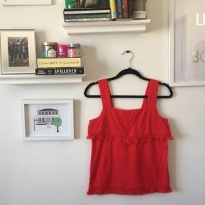 J. Crew Factory Fringe Tank Top